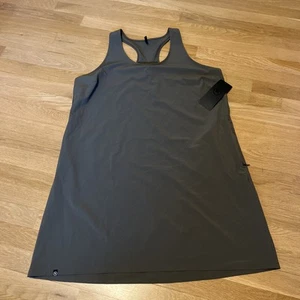 BACKCOUNTRY Olive Green On The Go Athletic Lightweight Tank Dress XL NWT $98 - Picture 1 of 19