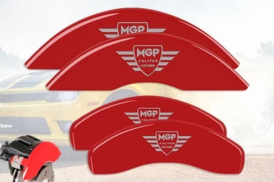 1997 宝马 318is Base E36 前后红色 "MGP" 制动盘卡钳盖 4 件套 — 第 1/4 张图片