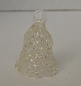 Unbranded * Small Blown Glass Bell Christmas Ornament - Picture 1 of 6