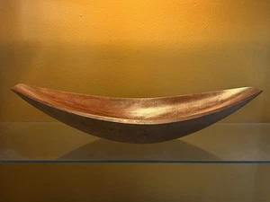 Rare Dansk Jens Quistgaard Staved Teak Canoe Bowl 24” Danish IHQ 1959 Eames Era - Picture 1 of 8