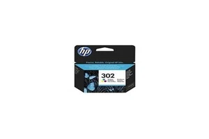 HP 302 Tri-color Original Ink Cartridge (F6U65AE) Singles - Zdjęcie 1 z 7