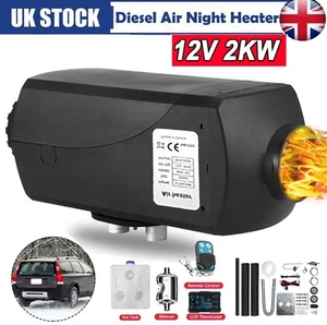 2KW 12V Diesel Air Heater Diesel heater LCD For Car Trucks Boats Motorhome Van - Picture 1 of 16
