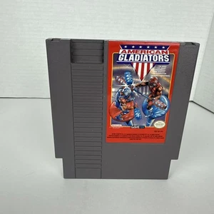 American Gladiators Nintendo Entertainment System NES Spiel Cartridge 1991 getestet - Bild 1 von 6