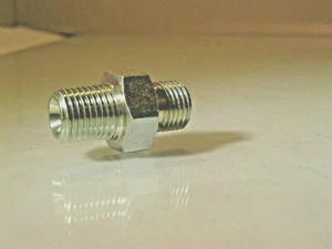 NPT Male-BSPP Male Cone Nipple Adapters For Air and Hydraulics,NPT Connector - Picture 1 of 1