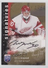 2007 Upper Deck Be a Player Signatures Player's Club /15 Chris Osgood #S-OS Auto