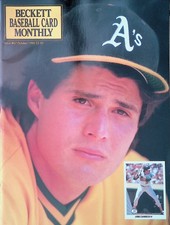 Beckett Baseball Card Monthly Magazine October 1990 Issue 67 Jose Canseco