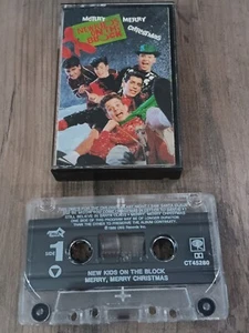 Music Cassette - New Kids On The Block ~ Merry Merry Christmas ~ 1989 CBS Record - Picture 1 of 6