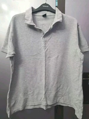 Camiseta polo gris clásica para mujer informal para damas Polo liso Jersey manga corta Foto 1 de 4