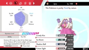 Pokemon Sword and Shield 6iv Shiny Jynx - FAST DELIVERY! - Afbeelding 1 van 1