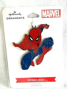 NEW Hallmark Metal Christmas Ornament - SPIDER-MAN Ornaments/ Bag Tag Marvel - Picture 1 of 1