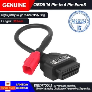 OBD2 Euro 5 Motorcycle Diagnostic Cable Universal Plug & Play Diagnostic Adapter - Picture 1 of 6