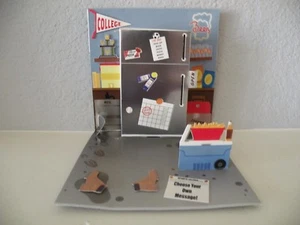 3-D Pop Up Greeting Card For Male Any Occasion FUN CARD Man Cave Scene Full Frig - Picture 1 of 5