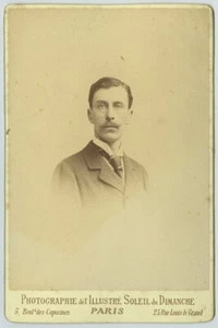 Cabinet 1890-1900. Pierre, comte de Damas, baron d'Anlezy (1861-19310). - Picture 1 of 3