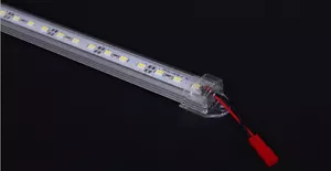 10 x 1m DC12V SMD LED Hard Rigid Strip Bar Light 100cm with U Aluminium Shell - Picture 1 of 4