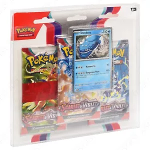 Protective Clear Case for Pokemon Blister Packs (x10) w/ Removable Film - Picture 1 of 5