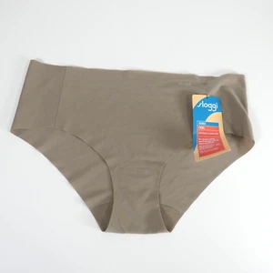 Sloggi Brief Knickers Pants Zero Feel Hipster Underwear Stretch Beige Size L New - Picture 1 of 6