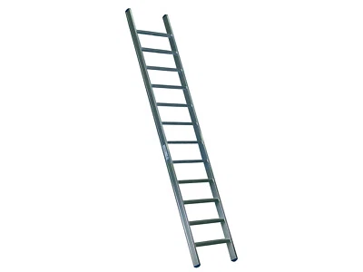 Stufenanlegeleiter 60cm breit, ab 13 Stufen mit Traverse Anzahl Sprossen: 9 - Bild 1 von 4