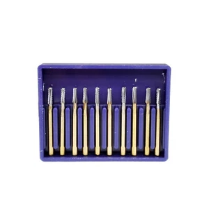 Fresas de corte de metal corona de carburo de acero de tungsteno dental para alta velocidad FG-1957 - Imagen 1 de 6