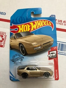 2018 Mattel - Hot Wheels 1989 Porsche 944 Turbo Gold 1/5 - 47/250 - Picture 1 of 2