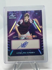 2022-23 Leaf Ultimate KAELAN CASEY Auto /4 FUTURES #F-KC1 - Picture 1 of 2