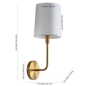 Safavieh JAXSON WALL SCONCE, Reduced Price 2172653290 SCN4014A - Picture 1 of 4