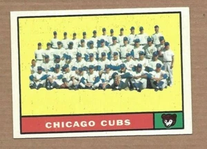 Carta Baseball 1961 Topps #122 Squadra Chicago Cubs - Foto 1 di 2