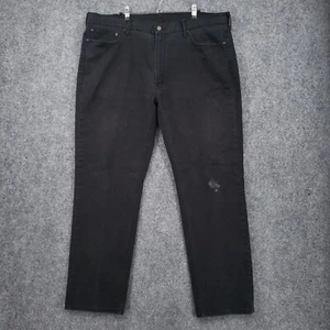 Levis 541 Jeans Mens 40x32 Black Straight Leg Athletic Fit Dark Wash Zip Fly - Picture 1 of 18