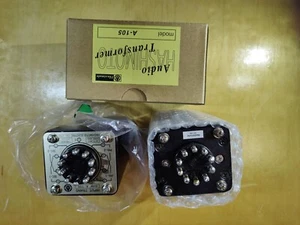 A Matched Pair Hashimoto Line In/Output Transformers HL-10K-6 10K 150/600 Ohms  - Picture 1 of 7