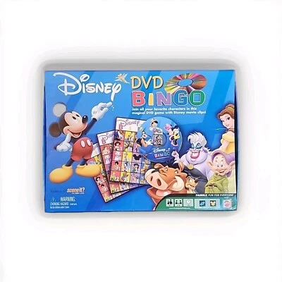 Disney DVD Bingo Game by Mattel | CIB Great Condition Family Fun Kids Mickey - Image 1 of 4