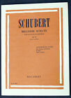 Musica Spartiti Shubert  Melodie Scelte canto e pianoforte  Vol. IV Ricordi 1955