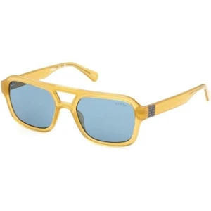 Guess GU8259 39V Transparent Yellow Square Plastic Sunglasses Frame 53-19-145 - Picture 1 of 2