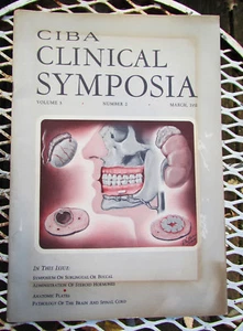 Ciba Clinical Symposia medical journal March 1951 Vol 3 F. Netter illustrator - Picture 1 of 3