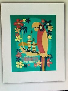 Disney Parks Enchanted Tiki Room Attraction Poster Art Print 16 x 20  More Sizes