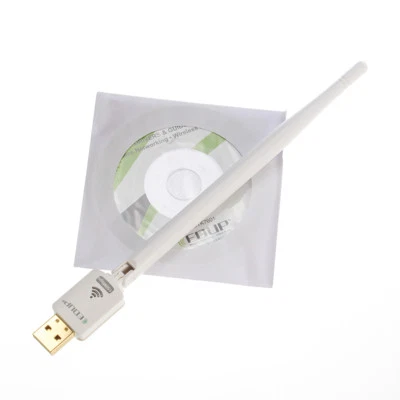 EDUP MS8552S Wireless USB Network Adapter LAN Card WiFi Receiver 150Mbps Antenna - Image 1 of 4