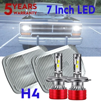 Newest for GMC C4500 C5500 C6500 C7500 C8500 Topkick 7x6 " LED Headlights HI/LO Foto 1 de 4