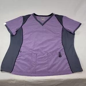 Women's SCRUBSTAR Active Scrub Top Nurse CNA Medical Healthcare Scrubs Size 2XL - Picture 1 of 13