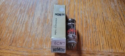 Tubo de vacío DuMont NOS 6CM7 probado Foto 1 de 2