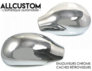 SPECCHIETTI CROMATI CROMATE CHROME COPRI CALOTTE SPECCHI per CITROEN C3 2002-11 - Foto 1 di 3