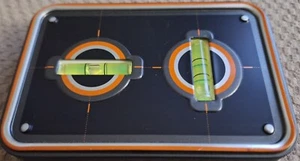 Multi-use Tin Can Pocket Size Spirit level Gift Card Container W/Cover 4.25"x3" - Picture 1 of 8