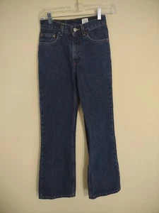 Vintage Y2K 517 Levi’s Denim Blue Girl's Flare leg Size 14 Cotton - Picture 1 of 6