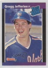 1989 Donruss Rated Rookie Gregg Jefferies (*Denotes* Next to PERFORMANCE) #35.1