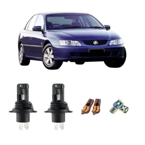 For Holden Commodore VT VX VY VZ LED Hi Low Beam Headlights Conversion Kit - Picture 1 of 7