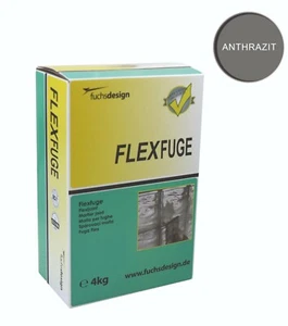 Fuchs Design Flex Fuge Anthrazit - Verfugung von Glasbausteinen 4 KG Fugenmörtel - Bild 1 von 1