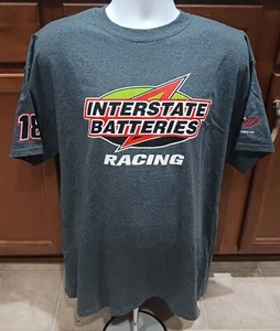Joe Gibbs Racing XL Team Issued Interstate Batteries #18 Toyota Shirt NASCAR - Picture 1 of 10