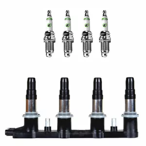 Ignition Coil + E3 Racing Spark Plugs For Chevrolet Aveo Aveo5 Cruze Sonic L4 - Picture 1 of 6