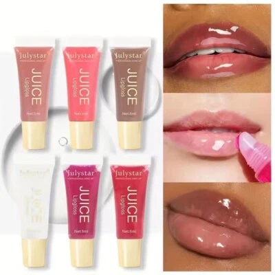 Lip Gloss Long Lasting Waterproof Ultra Sensation Hydrating Glazed Shine Makeup - Image 1 of 4