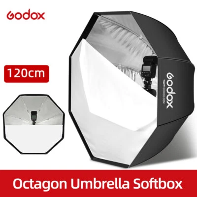US GODOX 47" 120cm Portable Octagon Umbrella Softbox For Studio Speedlight Flash - Image 1 of 4