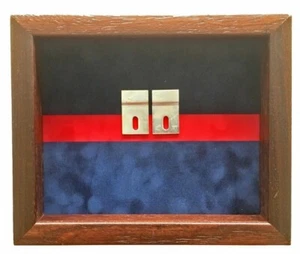 Lincolnshire Regiment Medal Case. Black Frame - Picture 1 of 5