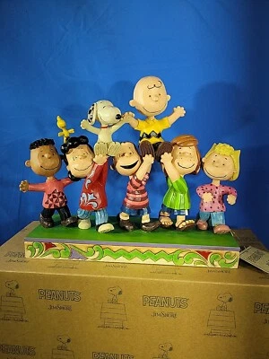 ENESCO Jim Shore 7.5x9.5in Peanuts Gang Figuring 6006932 NIB
