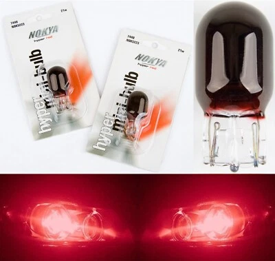 Nokya 7440 Nok5223 21W Red Two Bulbs Stop Brake Tail Light Upgrade Replacement - Image 1 of 4